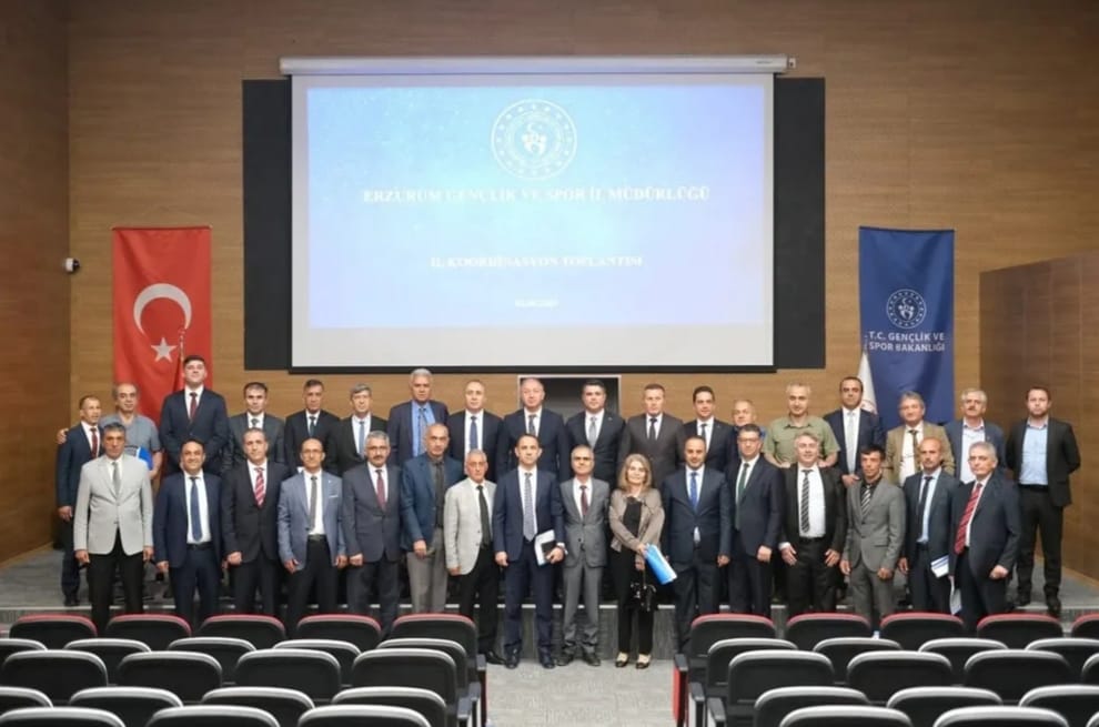 Erzurum’da Gençlik ve Spor İl Koordinasyon Toplantısı gerçekleştirildi