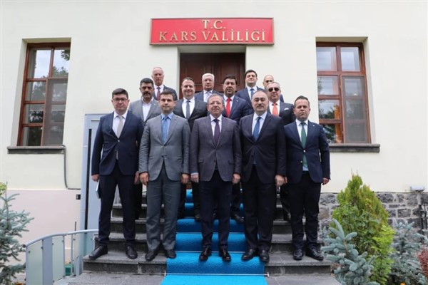 Kars Valisi Polat, Azerbaycan heyetini ağırladı