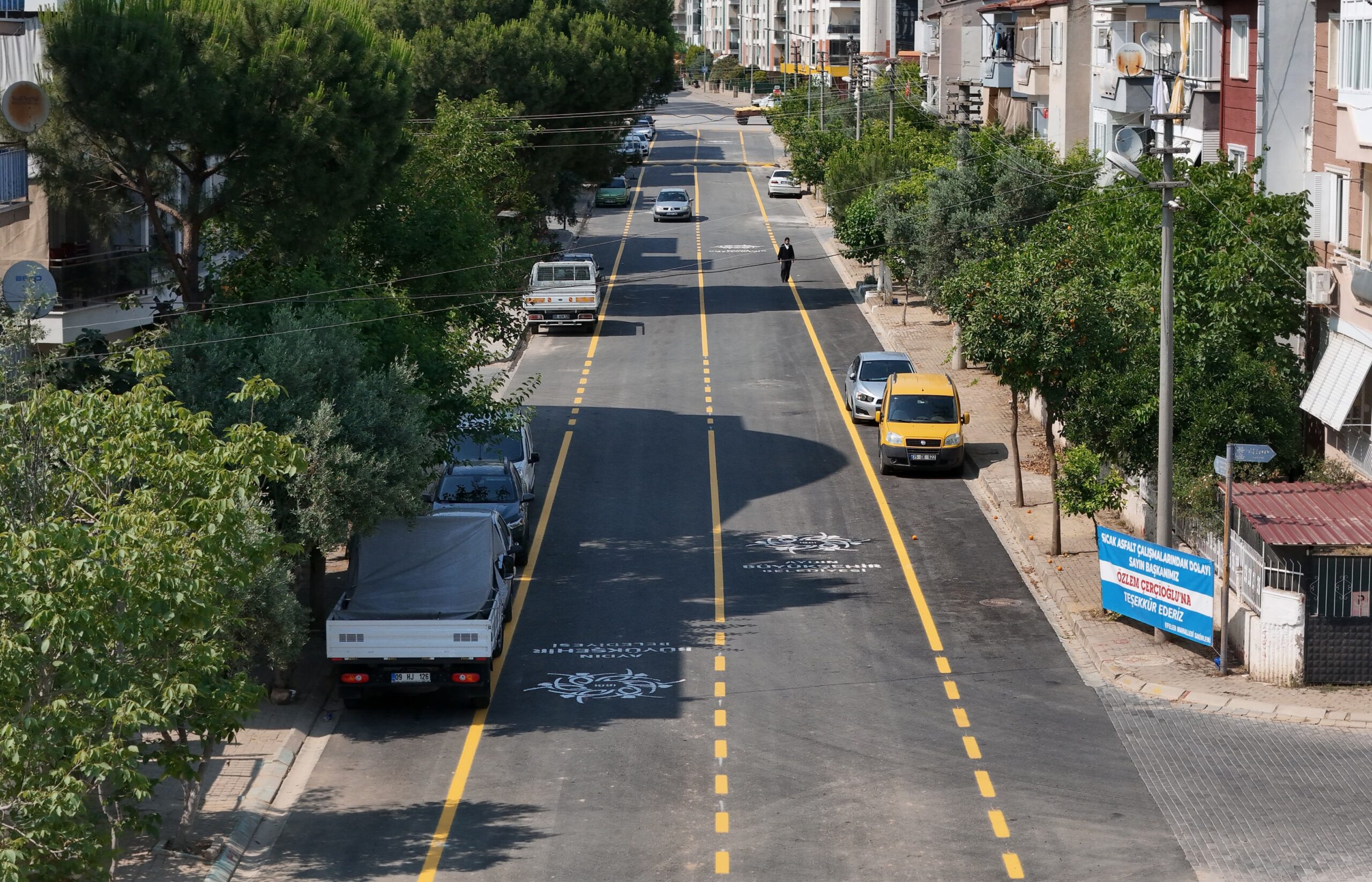 Aydın Büyükşehir Belediyesi’nden yol çalışması