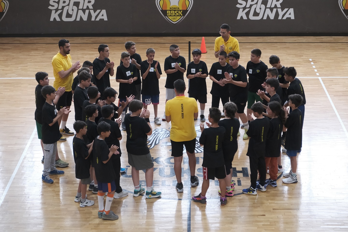 Konya Büyükşehir Belediyespor’un, basketbol altyapı seçmeleri tamamlandı