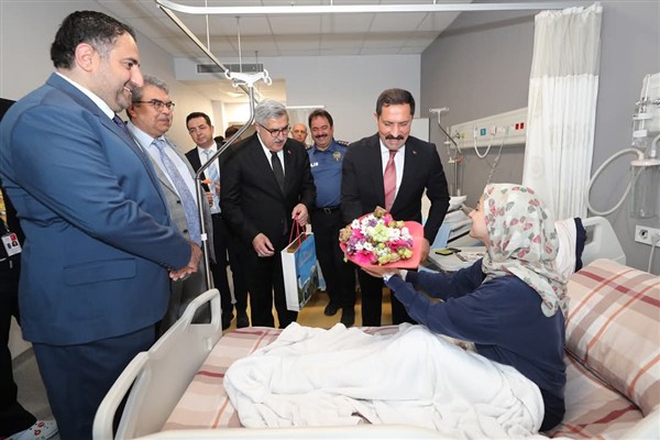 Vali Masatlı’dan bayramda hastane ziyareti