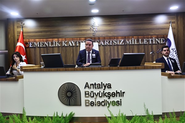 Antalya Büyükşehir Meclisi Haziran ayı toplantısı yapıldı
