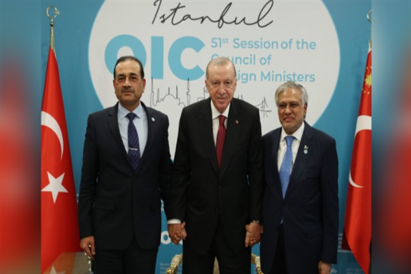 Cumhurbaşkanı Erdoğan, Münir ve  Dar’ı kabul etti