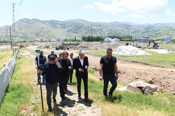 Eş Başkanı Söylemez, imar yolları üzerindeki çalışmaları inceledi