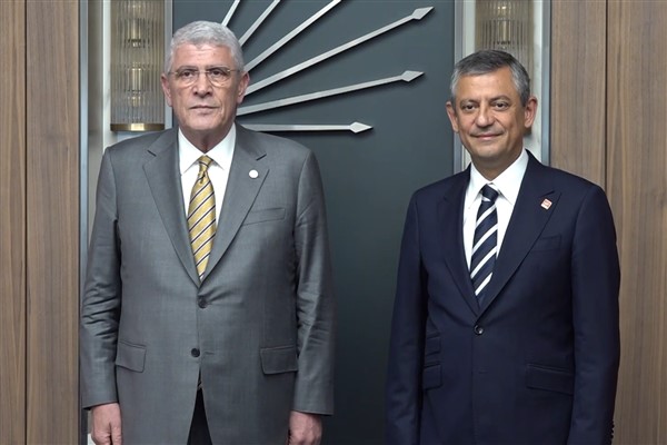 İYİ Parti Genel Başkanı Dervişoğlu’ndan Özel’e ziyaret