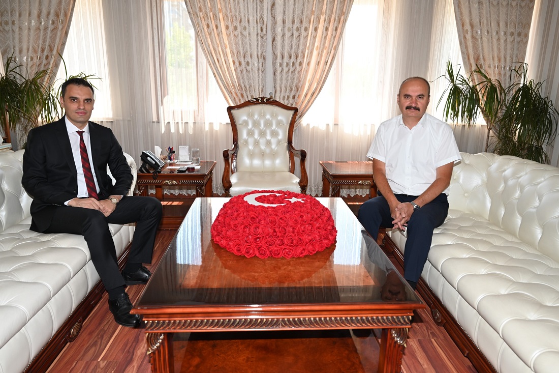 Vergi Mahkemesi Başkanı Selvi’den Vali Canalp’e veda ziyareti