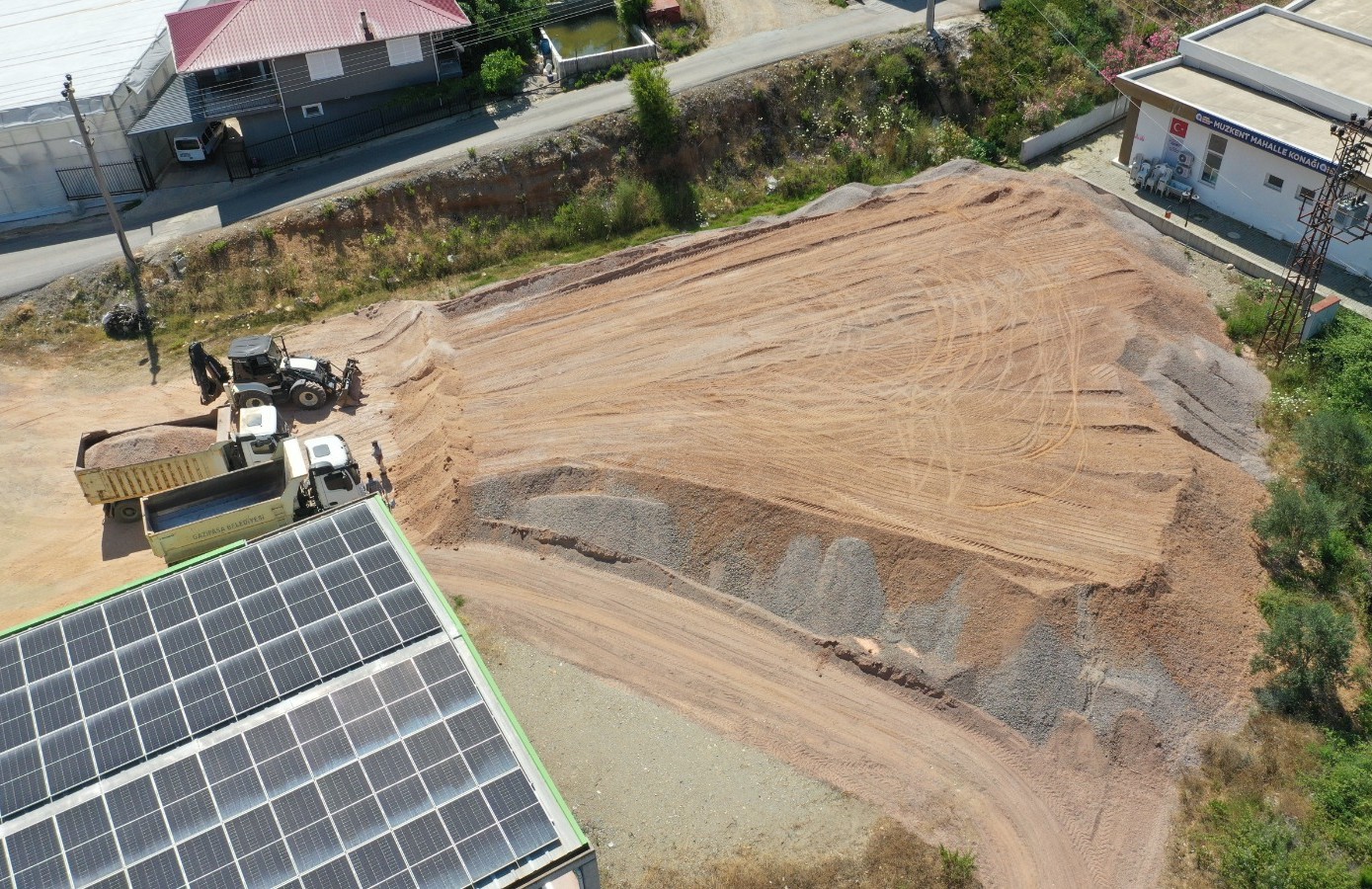 Muzkent Mahallesi’nde asfalt çalışmaları başladı