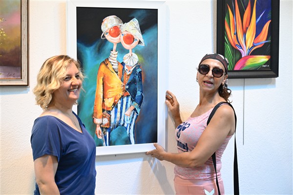 Aydın’da kursiyerlerin eserleri sergilendi