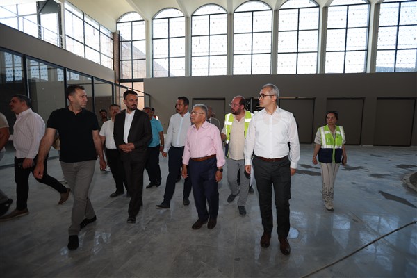 Başkan Büyükkılıç, Mimarsinan Kent Müzesi’nde sona gelinen çalışmaları yerinde inceledi