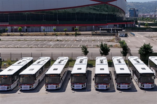 25 yeni otobüs Samsun’a hizmet verecek