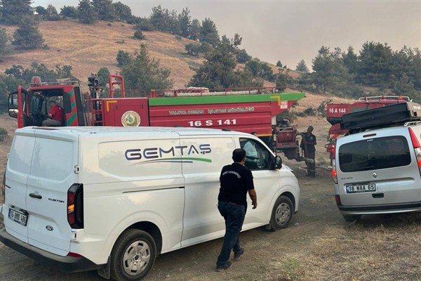 Gemlik Belediyesi’nden orman yangınına karşı seferberlik