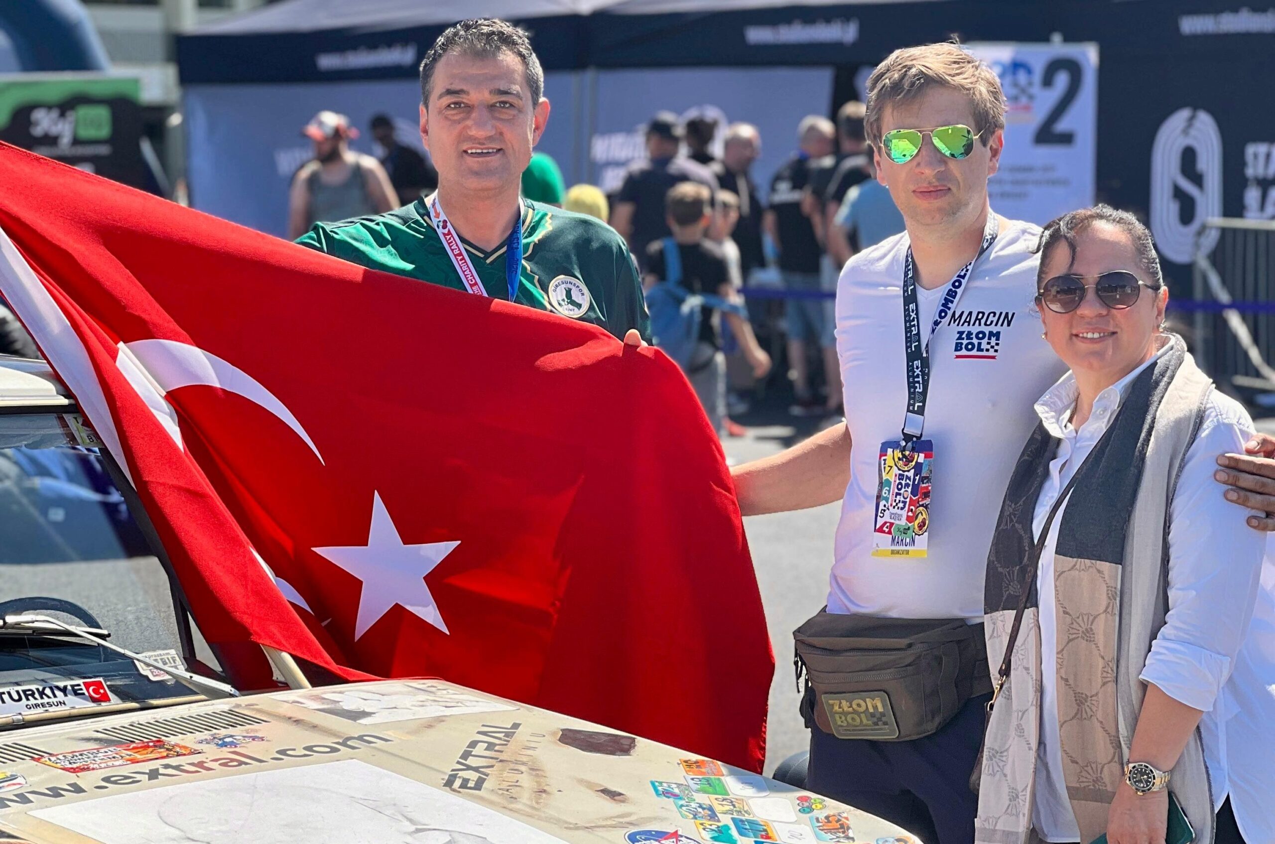 850 araçlık dev konvoy Polonya’dan Giresun’a yola çıktı