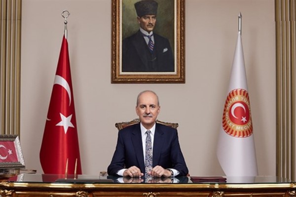 TBMM Başkanı Kurtulmuş, MİT Başkanı Kalın’ı kabul etti