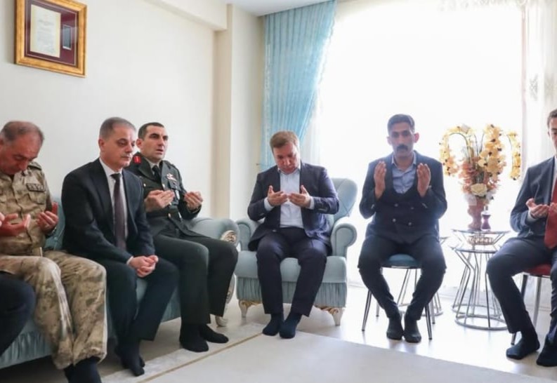 Vali Aydoğdu’dan gaziye Mustafa Çatma’ya ziyaret