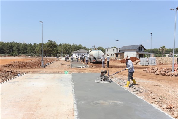 Kepez Duacı Gençlik Parkı’nda çalışma