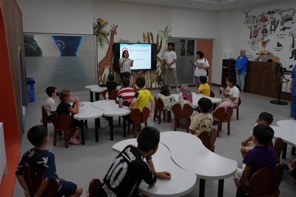 Çocuklara park ve yeşil alanların önemi anlatıldı