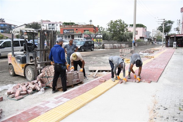 Alhanlı Caddesi yenileniyor