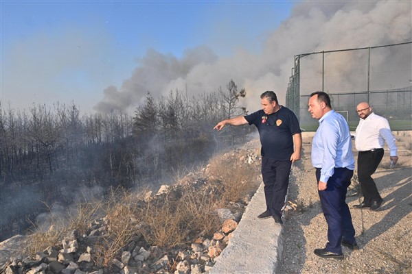 Büyükşehirden Kayapınar yangınına müdahale