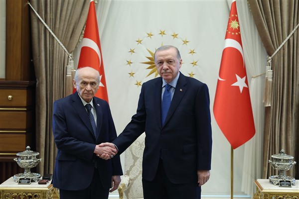 Cumhurbaşkanı Erdoğan, Bahçeli’yi kabul etti
