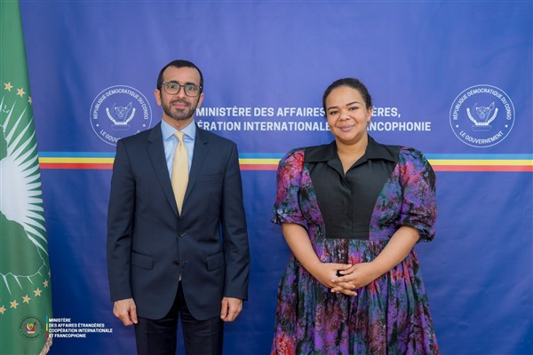 Al Hajri, Demokratik Kongo Cumhuriyeti Dışişleri Bakanı Wagner ile görüştü