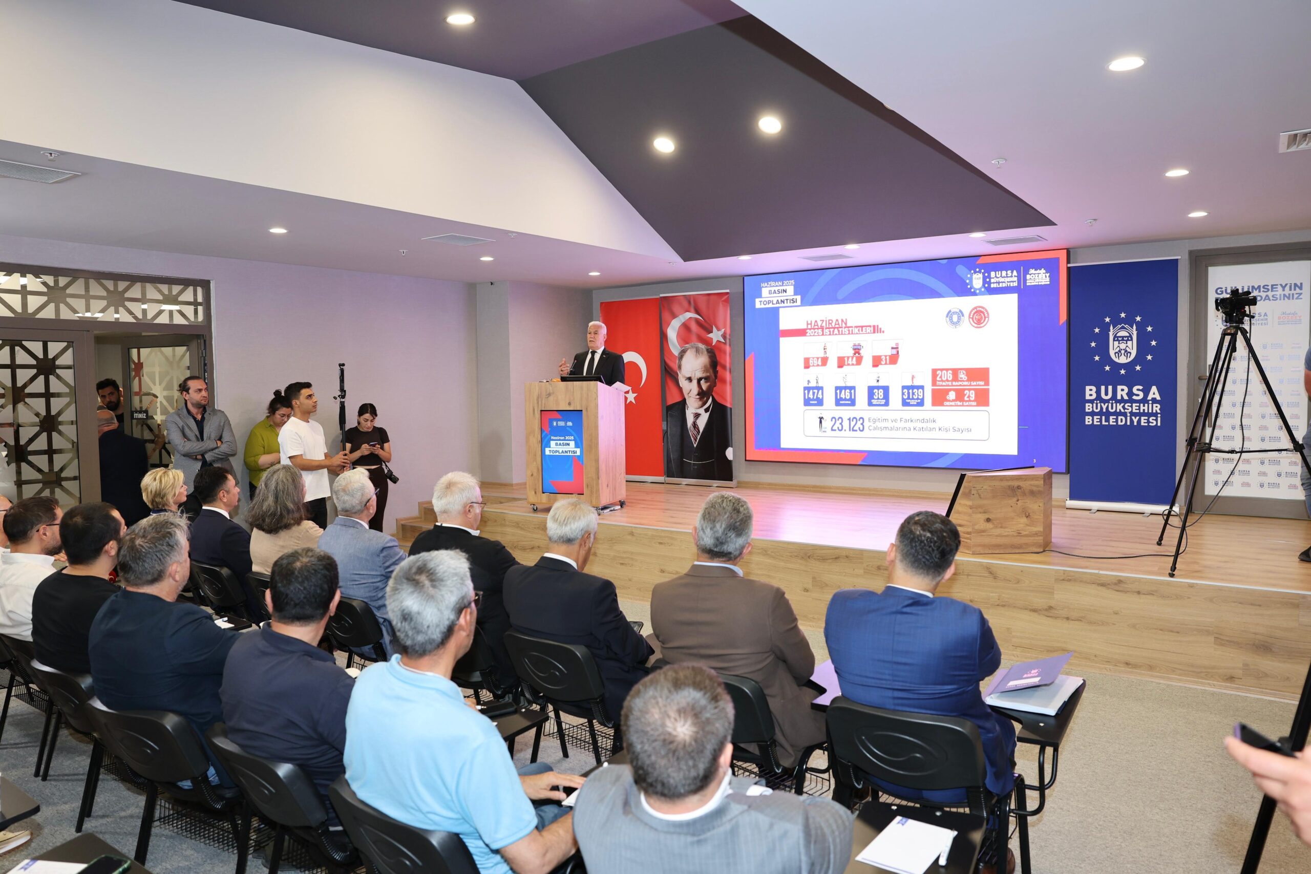 Bursa İtfaiyesi’nden Haziran ayında 3 bin 139 olaya müdahale