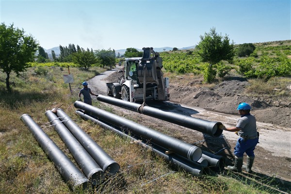 İncesu’da 3 milyon lira maliyet ile 15 mahallede su iletim kapasitesi arttırıldı