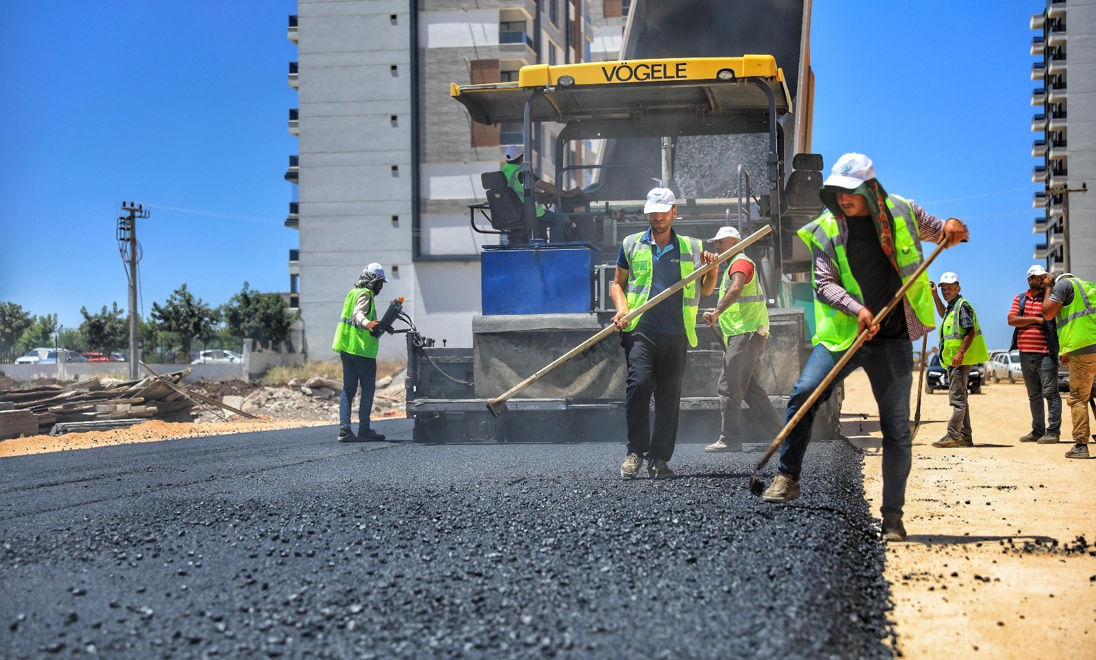 Kayapınar Belediyesi’nden asfalt çalışması