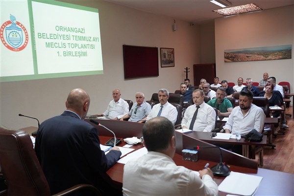 Orhangazi’de Temmuz Ayı Meclis Toplantısı gerçekleştirildi