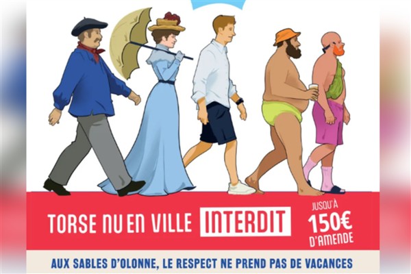 Fransız tatil beldesi “yarı çıplak” ziyaretçilere karşı sıkı önlemler alıyor