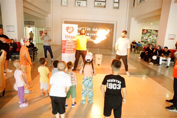 Bursa Büyükşehir Belediyesi’nden lösemi tedavisi gören çocuklara etkinlik
