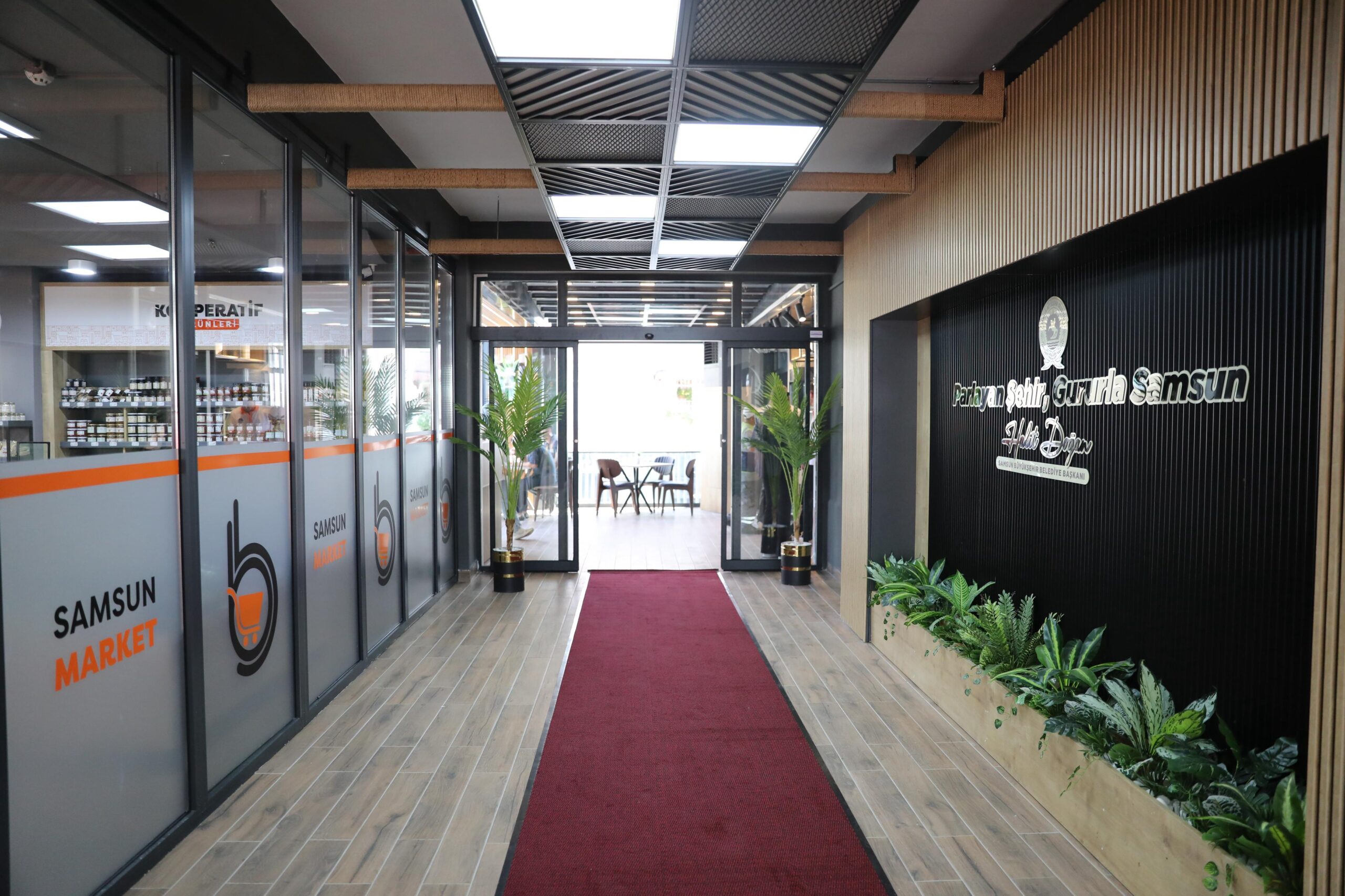 Samsun Market hizmete açıldı