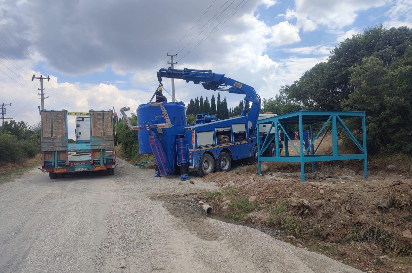 Manisa Büyükşehir Belediyesi’nden taral-tanker dolum tesisleri