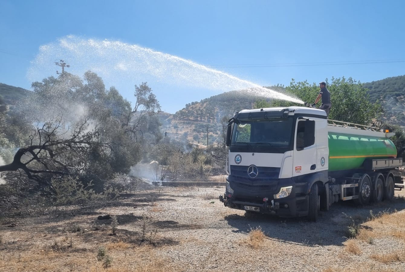 İzmir yangınına Eskişehir’den destek ekip