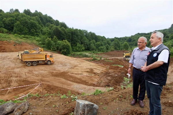 Başkan Güler, Akören Gölet çalışmasını inceledi