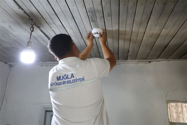 Muğla Büyükşehir Belediyesi’nden Duman Dedektörü Uygulaması