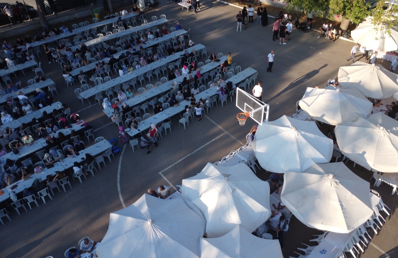 İsmetiye Mahallesi’nde meydana gelen yangının ardından Mevlid-i Şerif programı düzenlendi