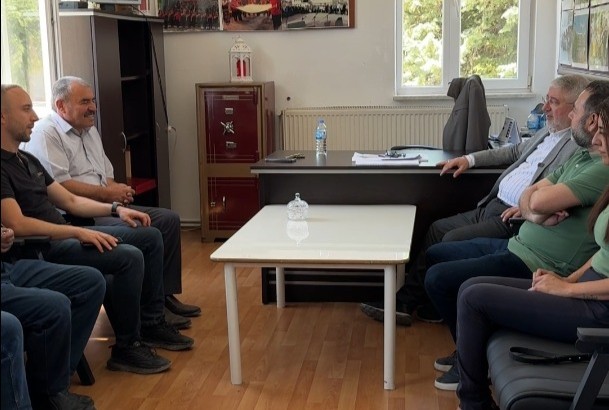 Başkan Aşgın’dan Vakıf Başkanı Nurettin Dede’ye ziyaret