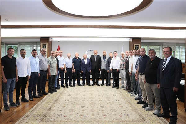 Başkan Büyükkılıç, Özvatan Belediye heyetini kabul etti