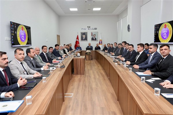 Ordu’da Temmuz ayı İl Güvenlik ve Asayiş Koordinasyon Toplantısı yapıldı