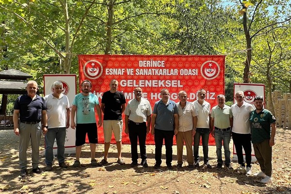 Derince’de esnaflar piknikte buluştu