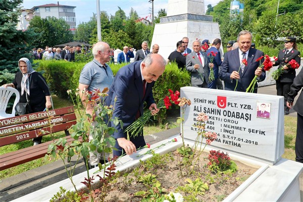 15 Temmuz şehitleri, Ordu’da anıldı