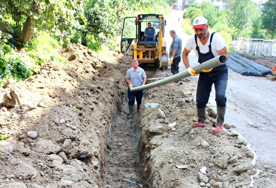 Giresun Belediyesi’nin saha çalışmaları devam ediyor