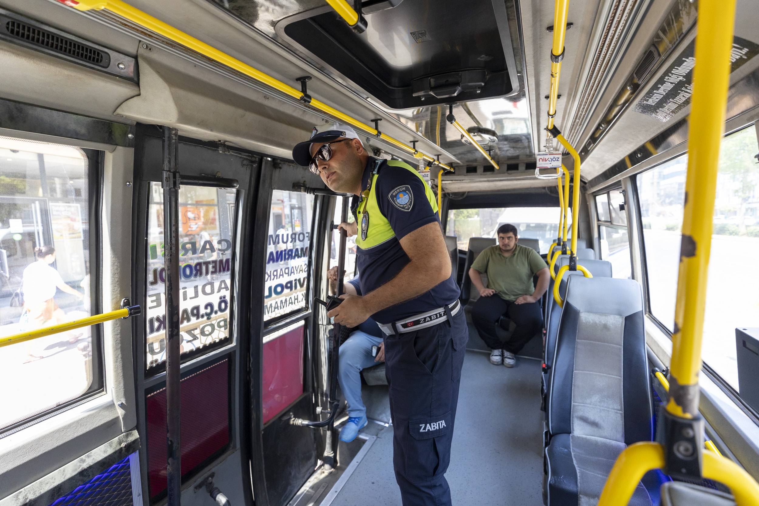 Mersin Büyükşehir Belediyesi’nden toplu taşıma araçlarına klima denetimi