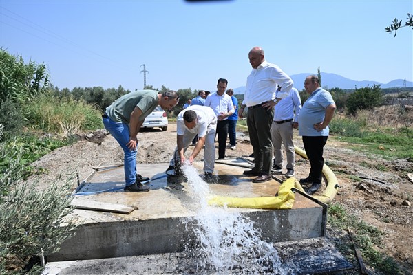 Manisa Büyükşehir Belediyesi’nden Tiyenli Mahallesi’ne yeni içme suyu sondajı