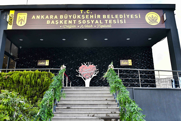 AB’Bden ücretsiz düğün salonu hizmeti