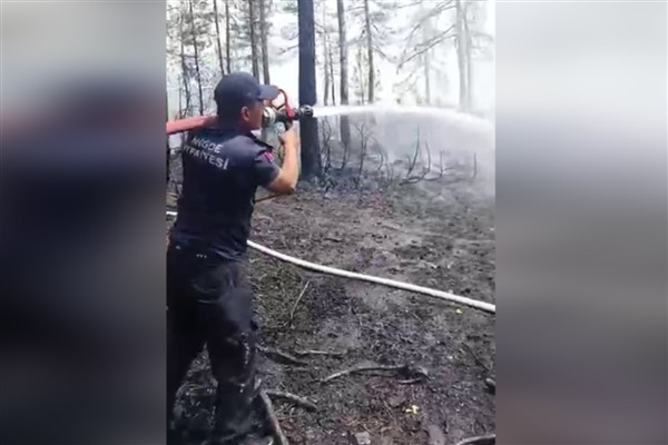 Niğde Belediyesi İtfaiyesi’nden Bursa’ya destek