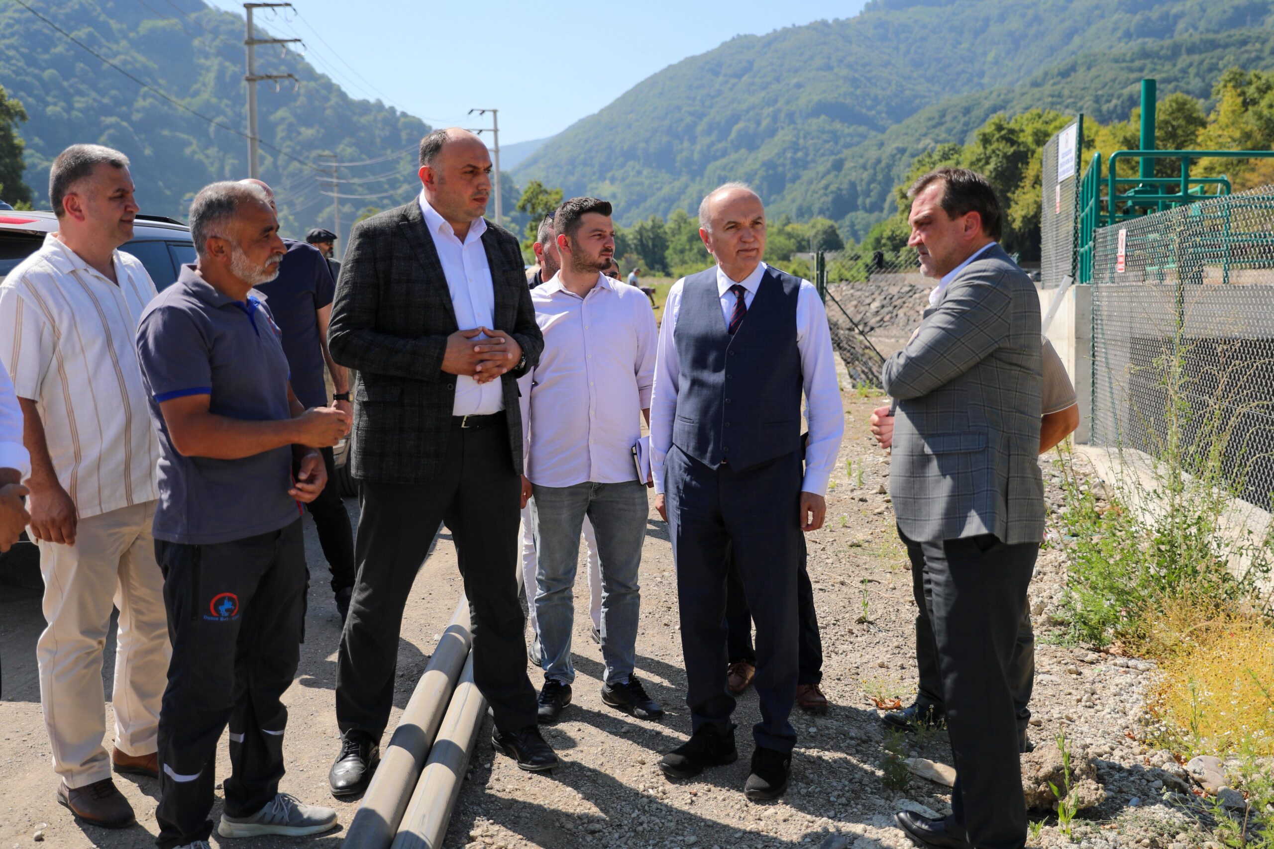 Başkan Özlü, içme suyu tesislerini inceledi