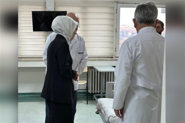 Bakan Göktaş’tan metan gazından zehirlenen askerlere ziyaret