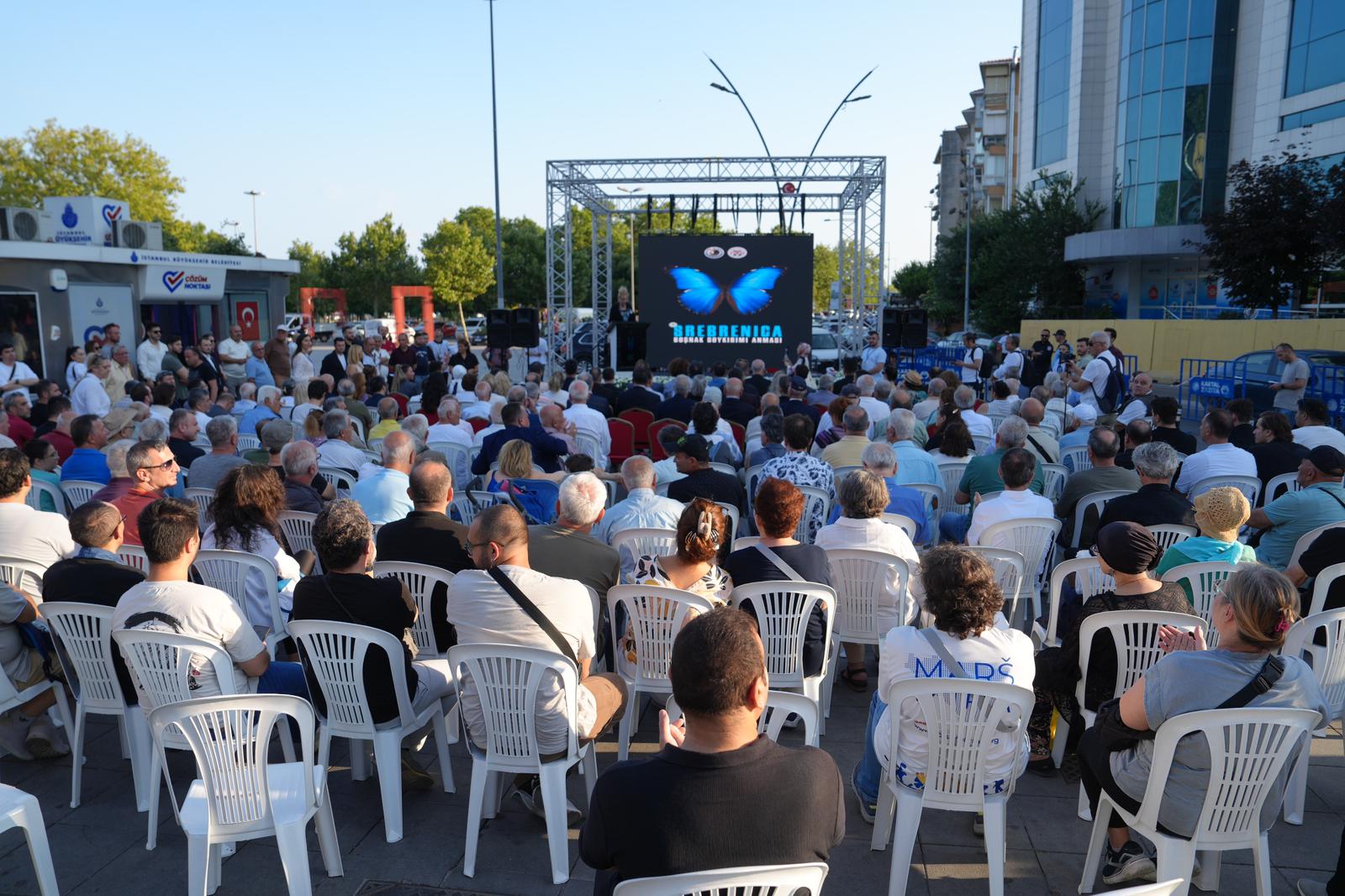 Srebrenitsa Katliamı’nın 30. yılında Kartal’da anma töreni düzenlendi