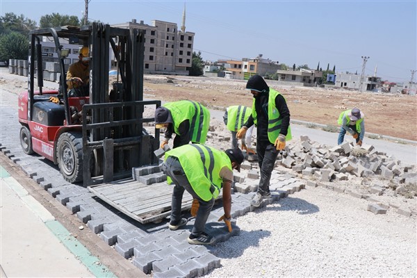 Haliliye’de üst yapı çalışmaları
